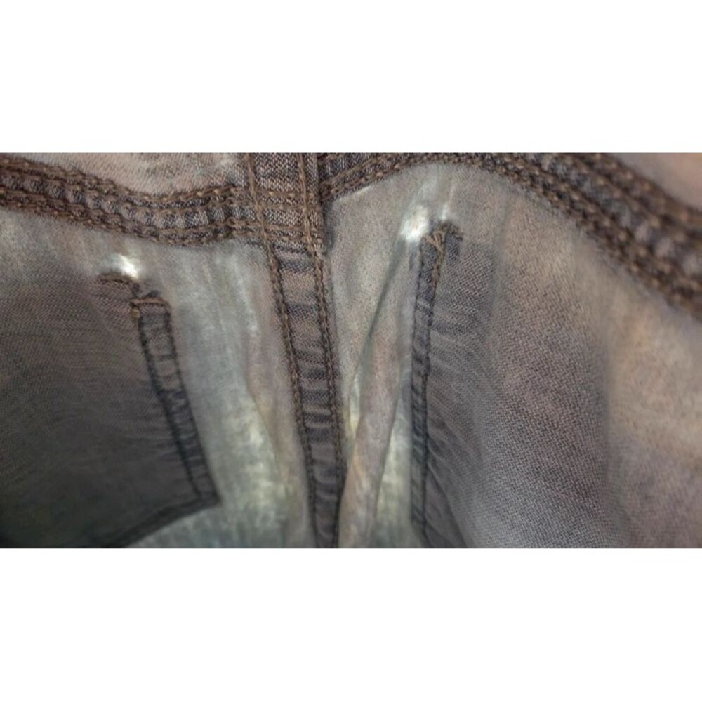 BKE Tyler Straight Jeans – Men's 36R Light Wash Heavily Distressed Denim